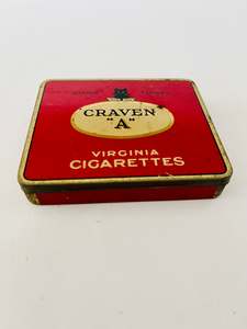 Collectable Tins: Craven Red Virginia Cigarettes Collectable Tin