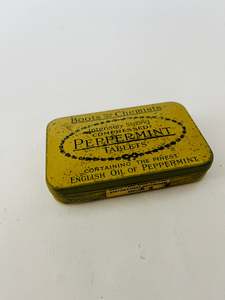 Collectable Tins: Boots The Chemists Peppermint Tablets Collectable Tin