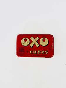 OXO Cubes Red Collectable Tin