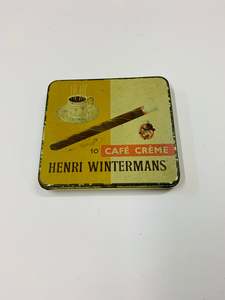 Vintage Cafe Crème Henri Wintermans tobacco tin