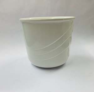 German ceramic wave design planter