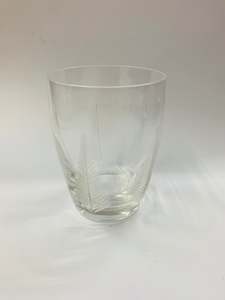 Large Stuart Crystal fern whisky tumbler
