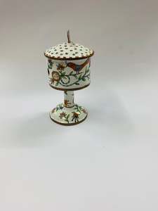 Small enamel bird house