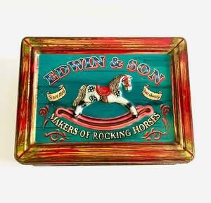 Edwin & Son Rocking Horse Tin