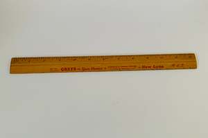 Home Decor: 30cm wooden ruler Greys Chemist New Lynn Auckland