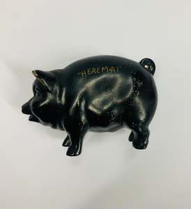 New Zealand Pottery: Ceramic Heremai piggy money box