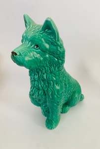 Figurines And Ornaments: SylvaC Pottery Fireside model Terrier dog