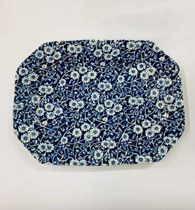 Plates And Platters: Burleigh Calico Sandwich tray