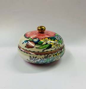 Maling pink thumbprint jewellery box