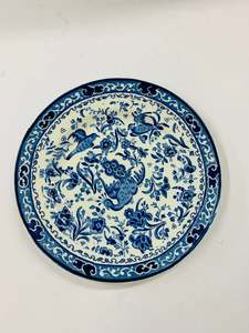 Burleigh Regal Peacock plate