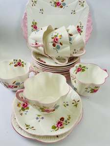 21 piece Shelley Tea set
