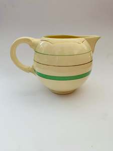 Chinaware: Clarice Cliff large milk jug