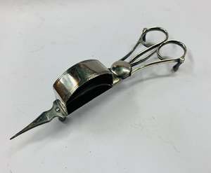 Victorian silver plated candle Snuffer