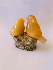 Loving Doves on Marble