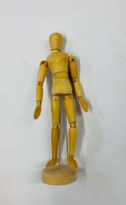 Wooden anatomical figure