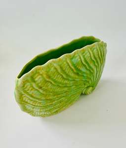 Stoke on Trent Teal Green Narrow Vase