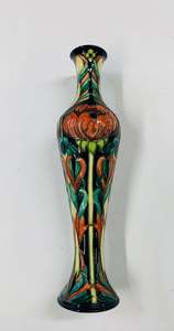 Vases: Moorcroft Art Nouveau design Floral vase