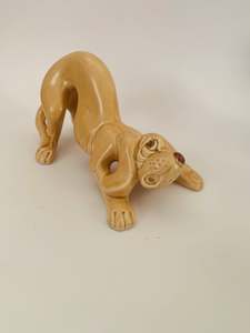 SylvaC Pottery playful dachshund