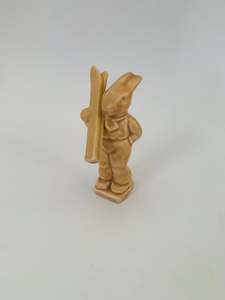 SylvaC Pottery Bunny with Skis