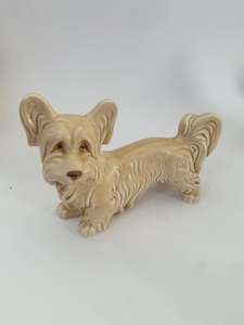 SylvaC Pottery White Skye Terrier