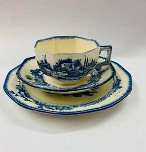 Cups And Saucers: Royal Doulton Norfolk Trio