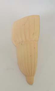 New Zealand Pottery: Crown Lynn Light Pink Corner Wall Vase