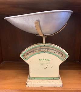 Cookware: Salter antique cookery scales