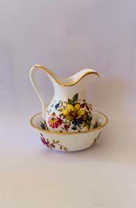 Hammersley China Miniature Jug and Basin