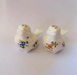 Hammersley China Bird Salt and Pepper