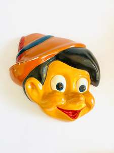 Clocks Mirrors And Frames: Pinocchio Plaster Cast Wall Hanging