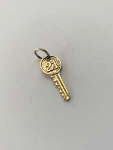 Sterling Silver 21st Key Charm