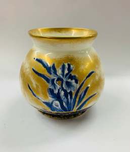 Royal Doulton Blue Iris Vase