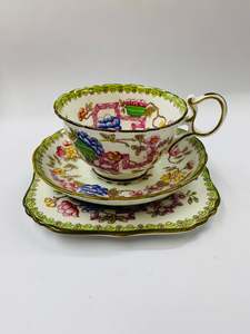 Cups And Saucers: Hammersley Chinese Tree trio