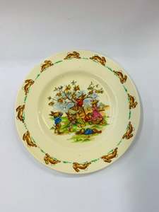 Toby Jugs: Royal Doulton Bunnykins side plate picking apples