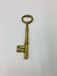Brassware: Large Vintage brass key