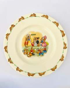 Bunnykins Railway Tickets Plate