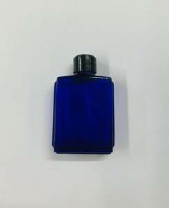 Glass And Crystal: Small cobalt blue glass perfume bottle