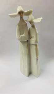 Chinaware: Lladro 2 Nuns 4611