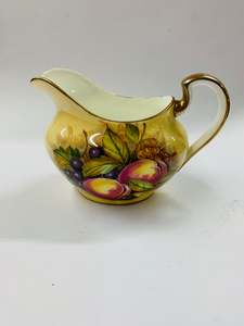 Chinaware: Aynsley Orchard Gold milk jug