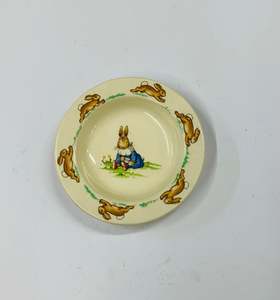 Chinaware: Royal Doulton Bunnykins butter dish