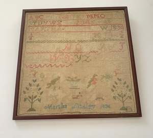 Clocks Mirrors And Frames: Antique Sampler 1834