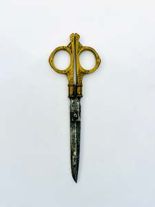 Brass Victorian Embroidery Scissors