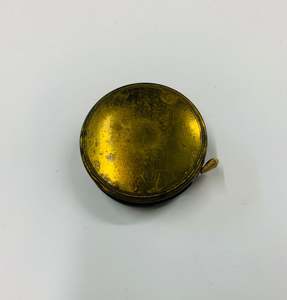 Vintage brass tape measure