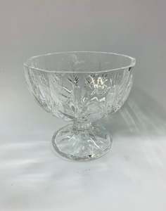 Set of 6 crystal whisky dessert bowls