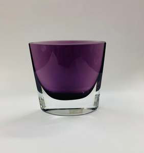Krosno Art glass Midcentury vase
