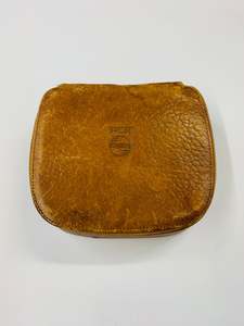 Vintage Philips portable radio leather case