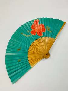 TEAL Airlines vintage folding fan