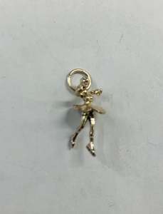 Silver Ballerina charm