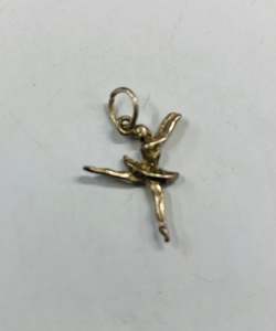 Silver Ballerina charm