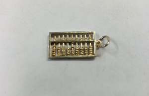 Jewellery: Silver Abacus charm